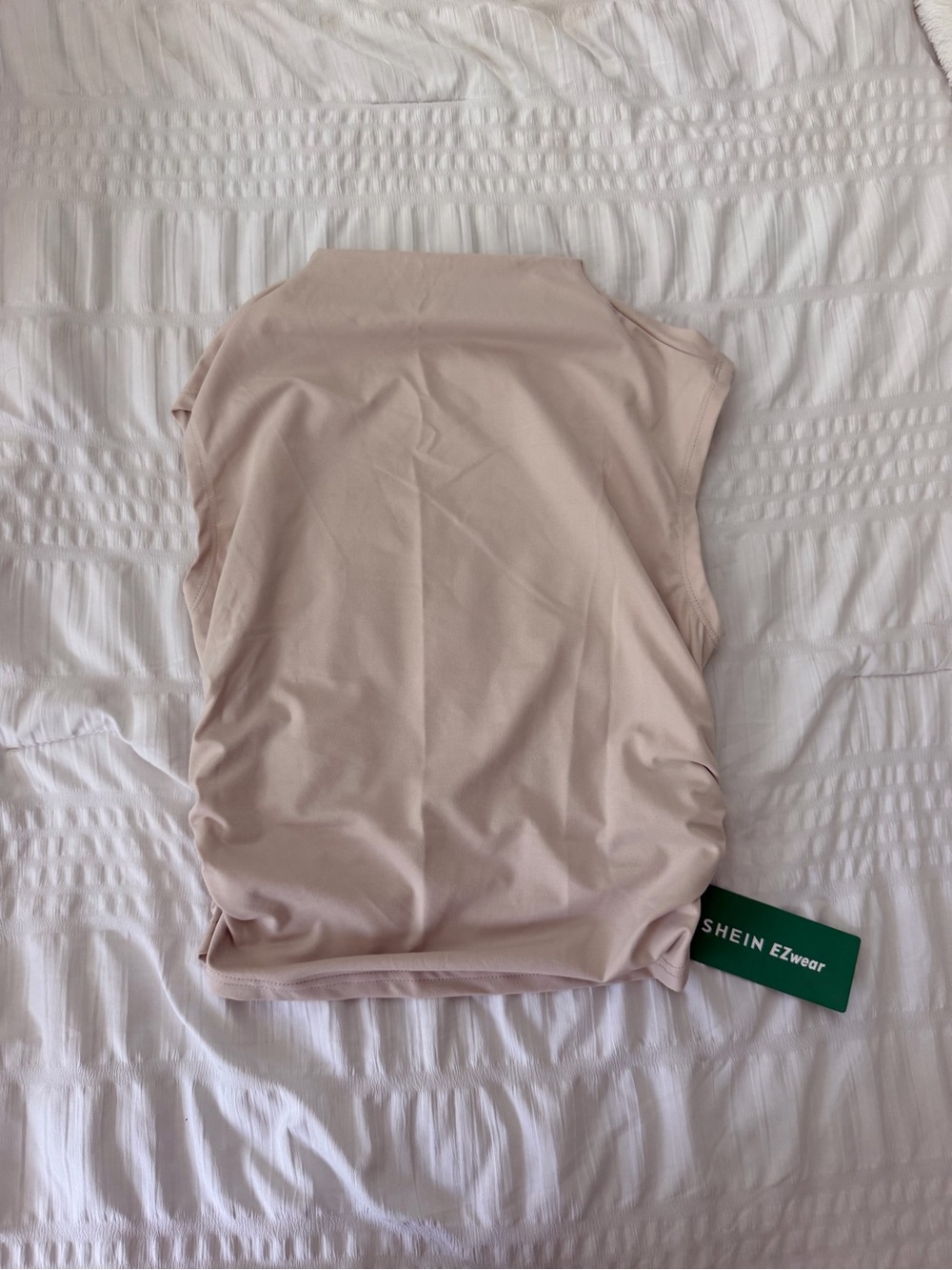 SHEIN Blush Pink Sleeveless Knit Top
